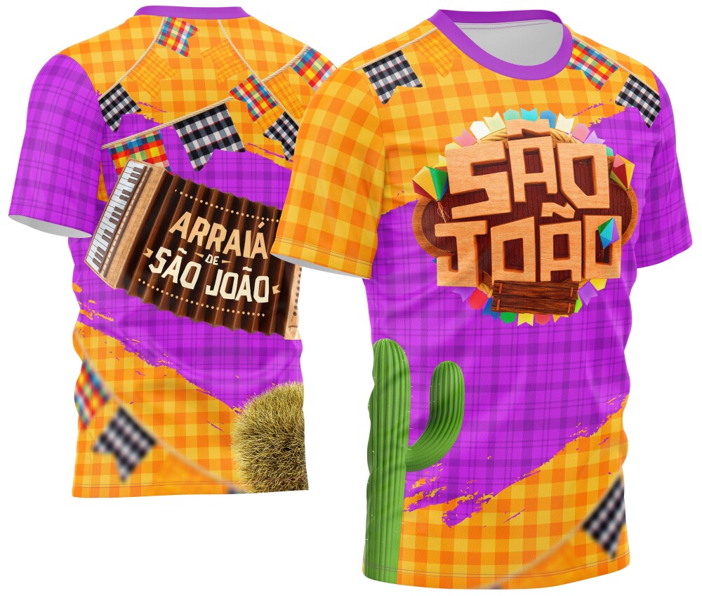 Arte Vetor Camisa Festa Junina Mod-23