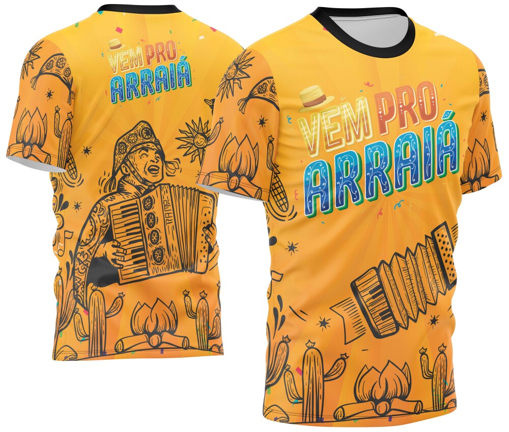 Arte Vetor Camisa Festa Junina Mod-21