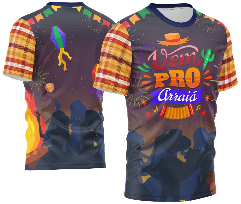 Arte Vetor Camisa Festa Junina Mod-20