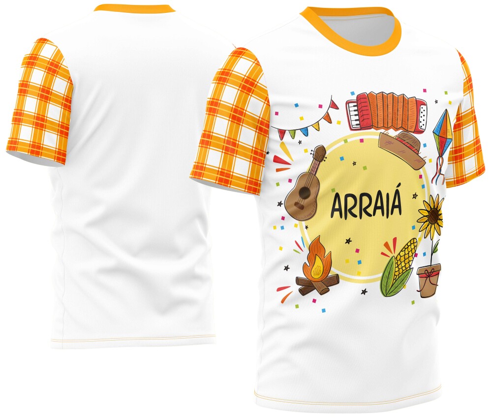 Arte Vetor Camisa Festa Junina Mod-18