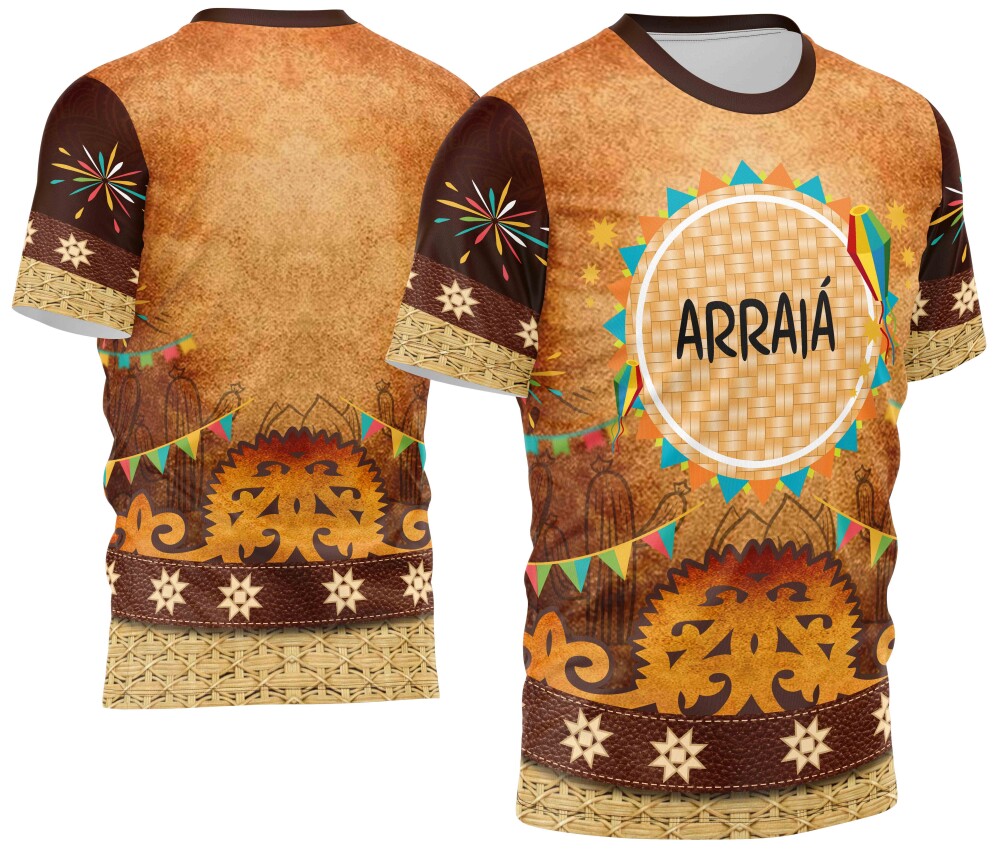 Arte Vetor Camisa Festa Junina Mod-16