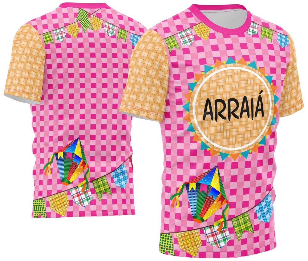 Arte Vetor Camisa Festa Junina Mod-14