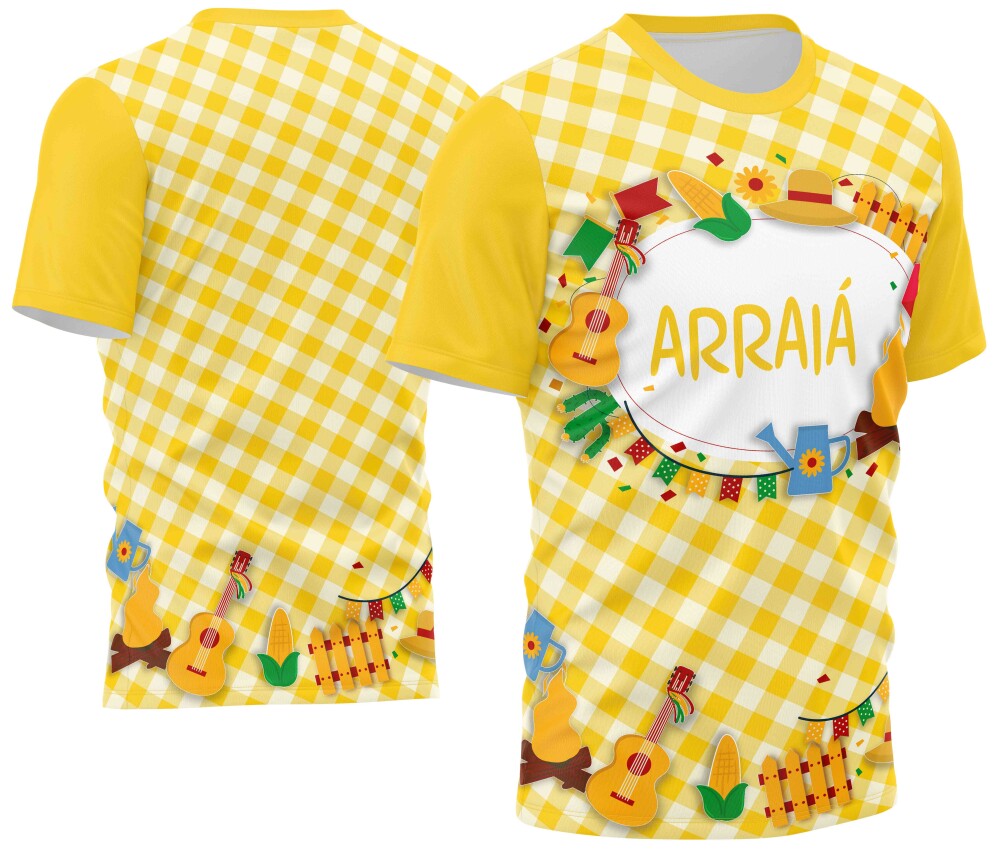 Arte Vetor Camisa Festa Junina Mod-11
