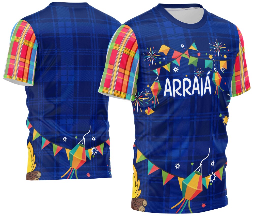 Arte Vetor Camisa Festa Junina Mod-10