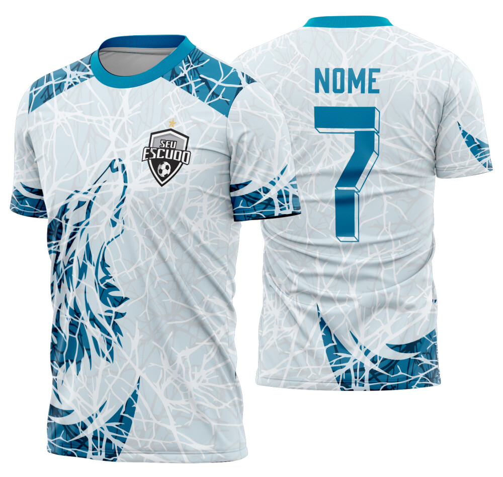 Arte Vetor Camisa Interclasse lobo Mod-865