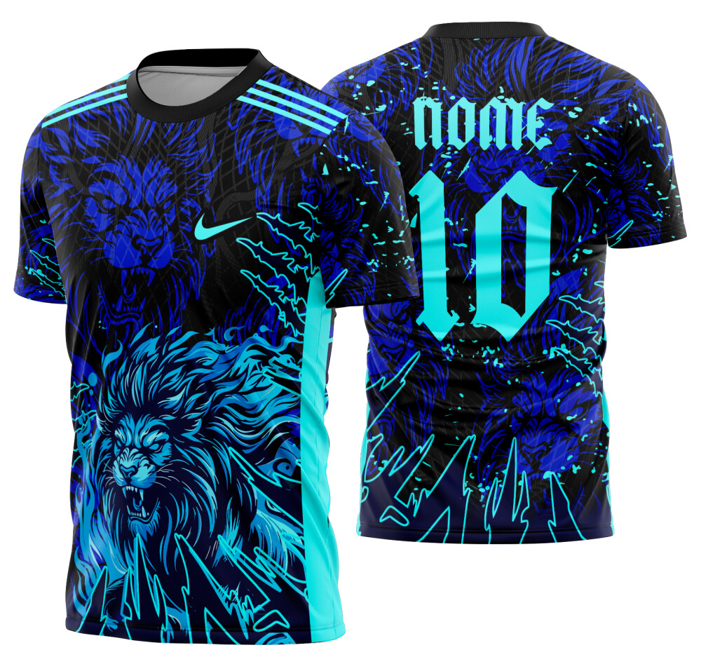 Arte Vetor Camisa Interclasse leão Mod-847