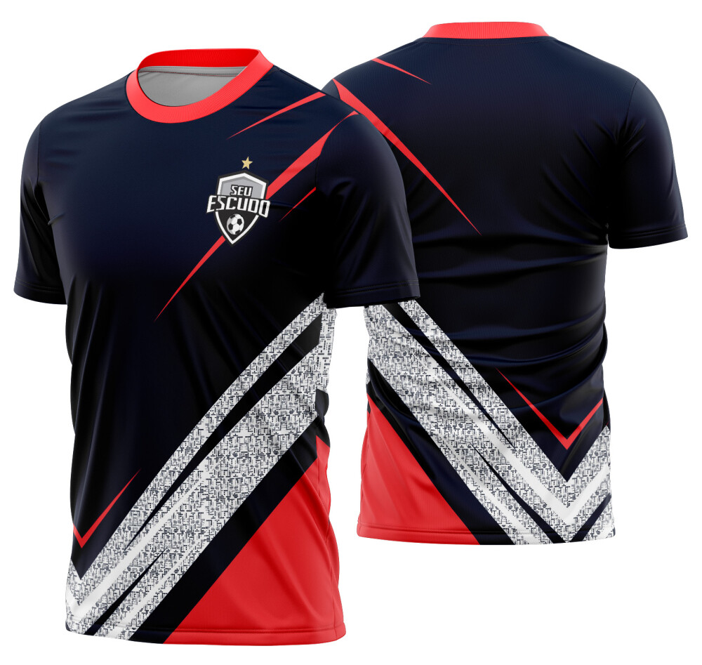 Arte Vetor Camisa Futebol Amador Mod-362