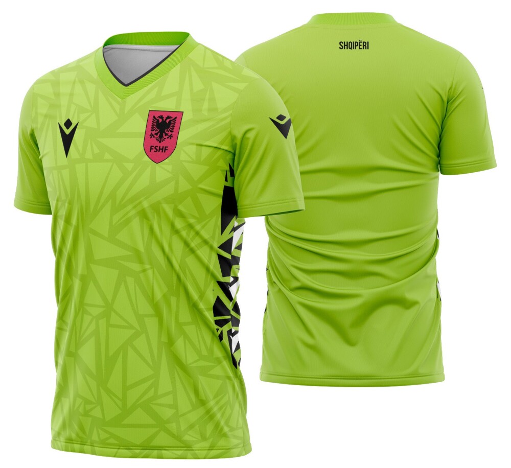 Arte Vetor Camisa Albania Goleiro 2024-2025