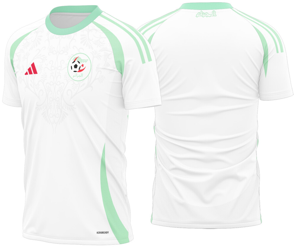 Arte Vetor Camisa Algeria Local 2024