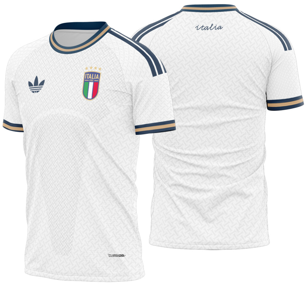 Arte vetor camisa Italia Visita 2026