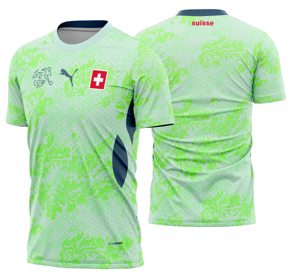 Arte Vetor Camisa Suiça visita 2026