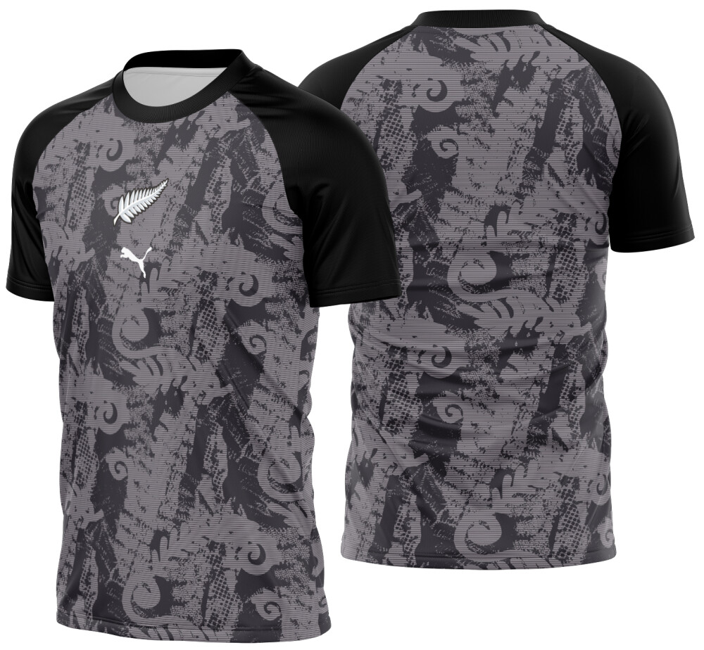 Arte Vetor Camisa Nova Zelanda Pre-jogo 2026