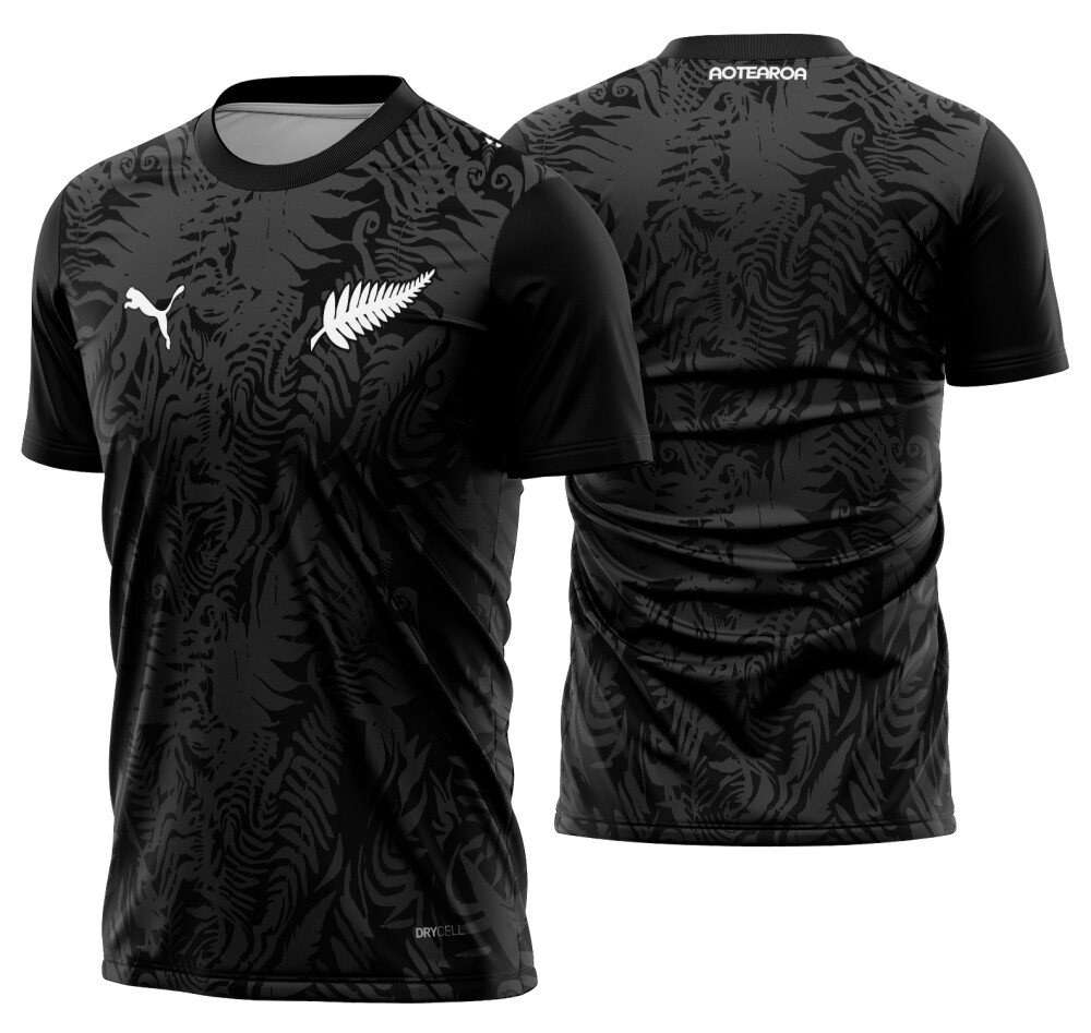 Arte Vetor Camisa Nova Zelanda visita 2026