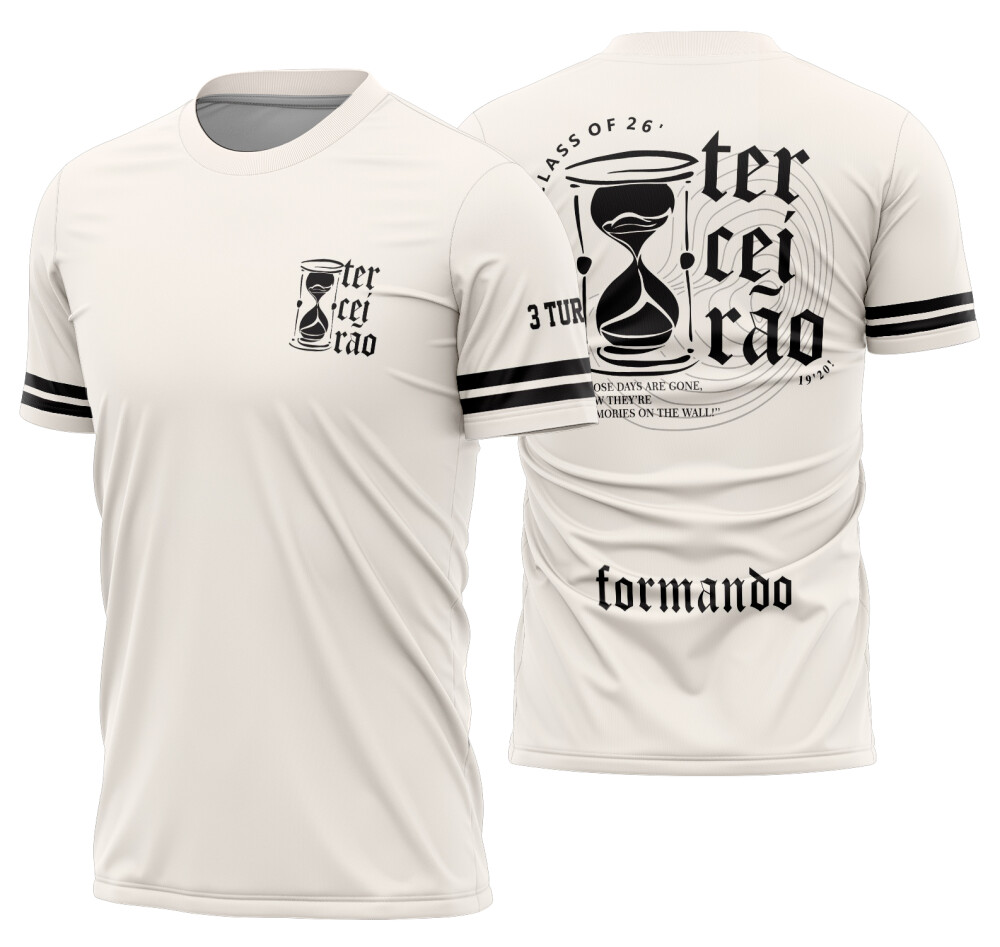 Arte Vetor Camisa Terceirão Ampulheta Mod-332