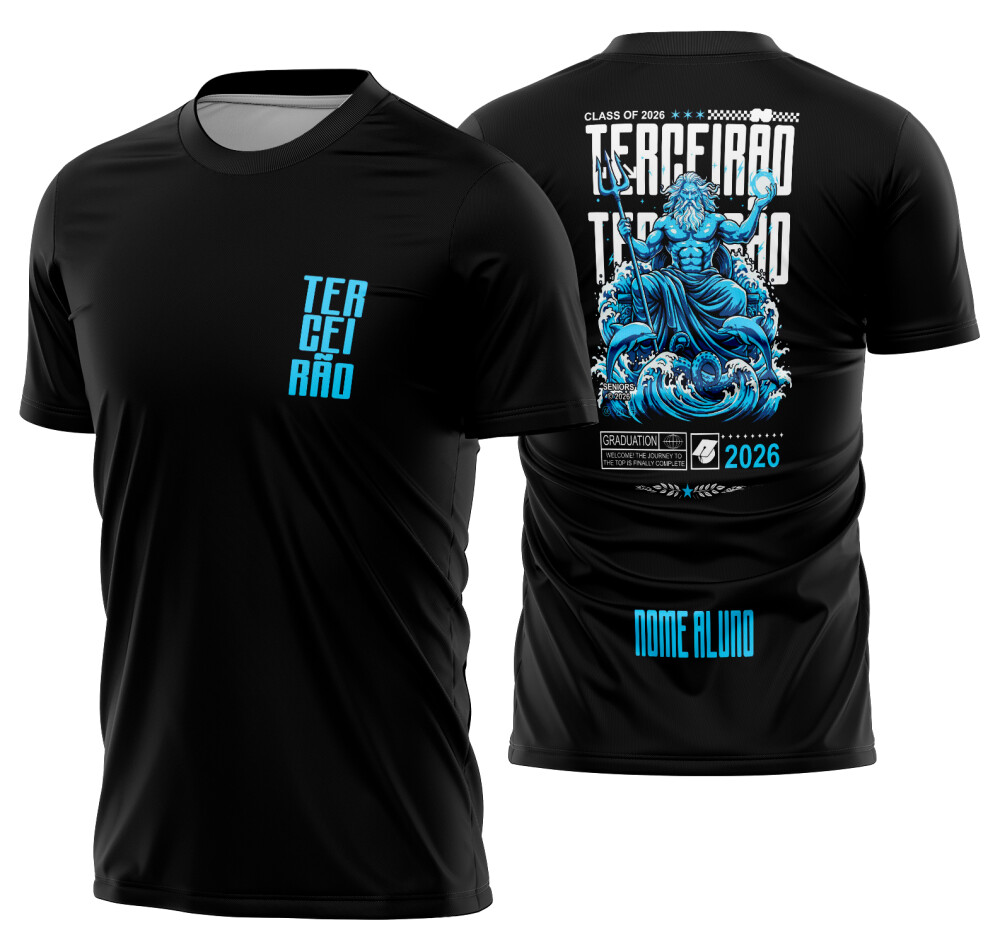Arte Vetor Camisa terceirão poseidon Mod-321