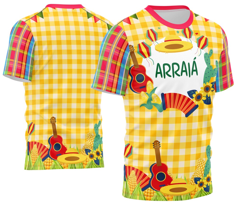 Arte Vetor Camisa Festa Junina Mod-9