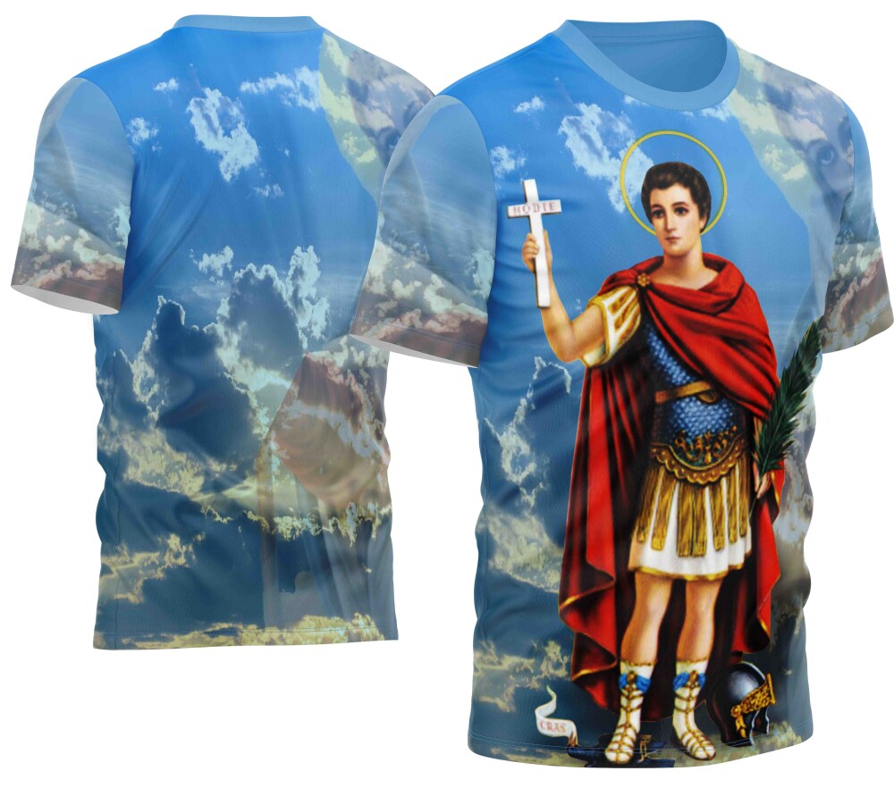 Arte estampa camisa Santo Expedito Mod-20