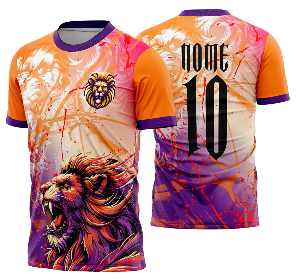 Arte Vetor Camisa Interclasse leão Mod-806