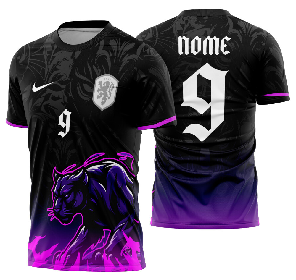 Arte Vetor Camisa Interclasse pantera Mod-792