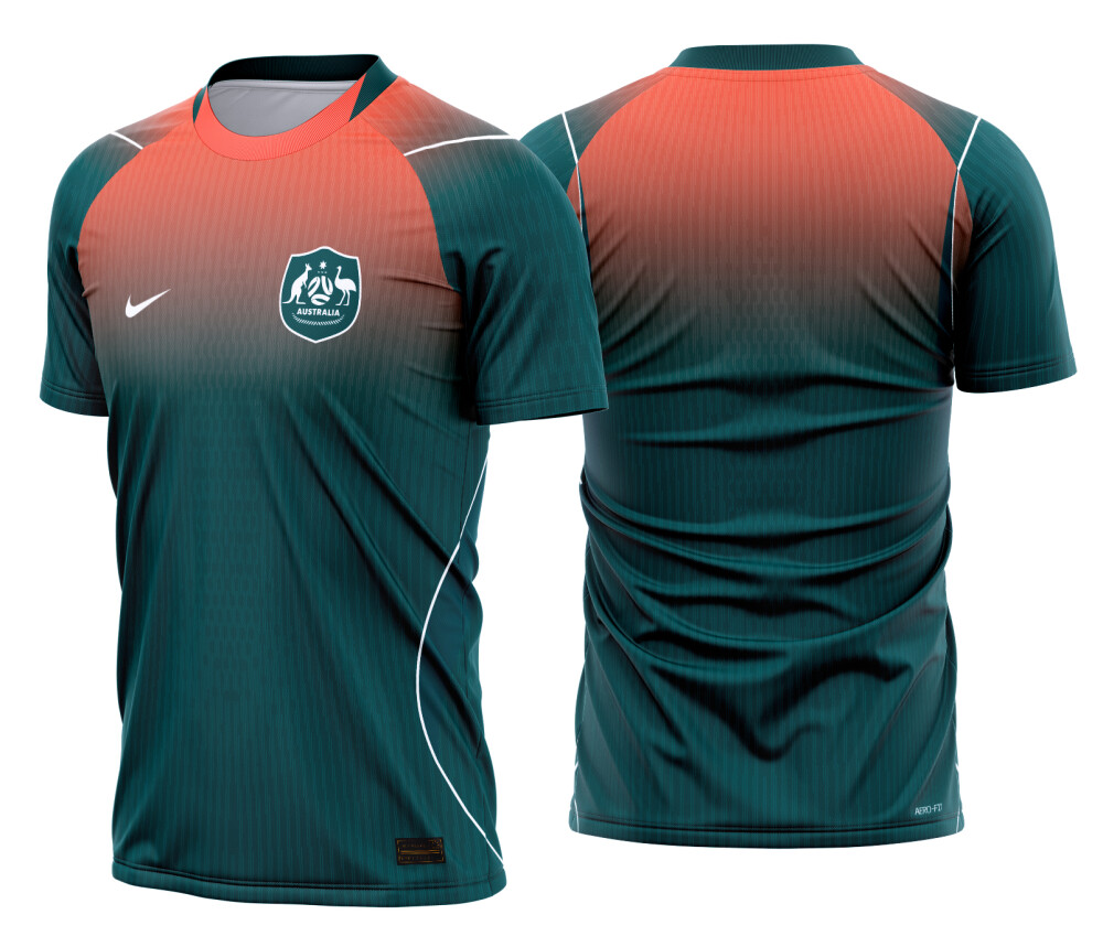 Arte Vetor Camisa Australia visita 2026