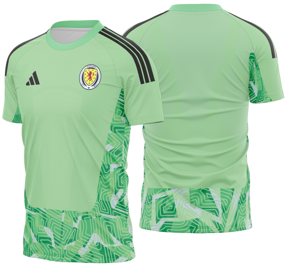 Arte Vetor Camisa Escocia Goleiro II 2026