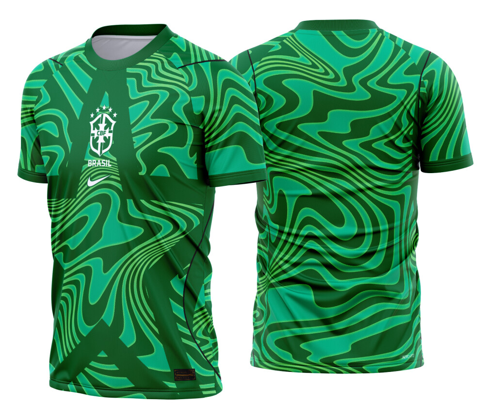 Arte vetor camisa Brasil Goleiro 1 2026
