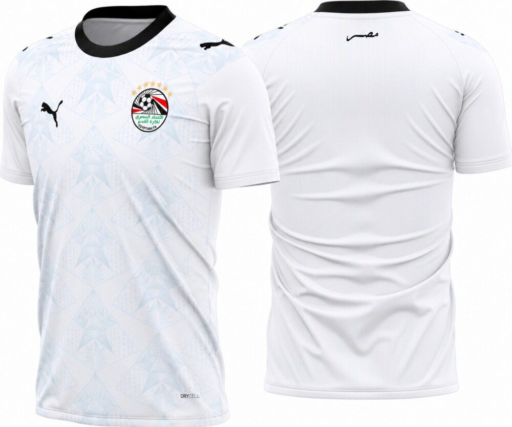 Arte Vetor Camisa Egito Reserva 2026-28