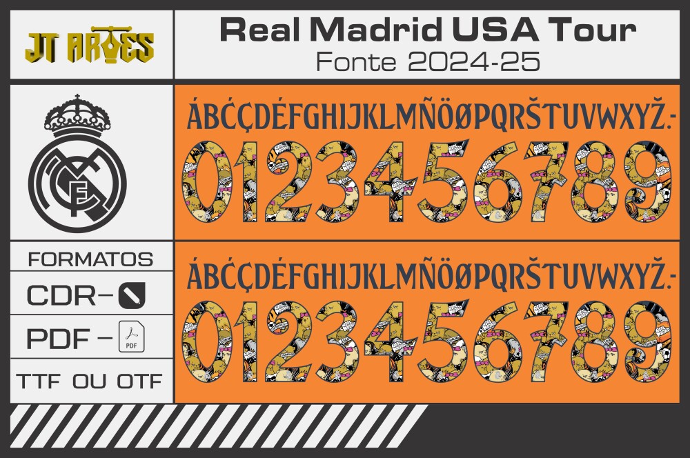 Fonte Real Madrid USA Tour 2024 2025