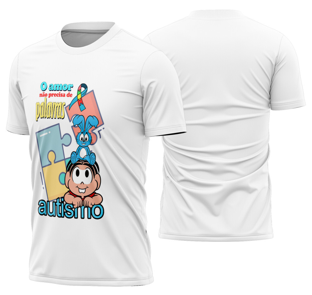 Arte estampa camisa Autismo Mod-7