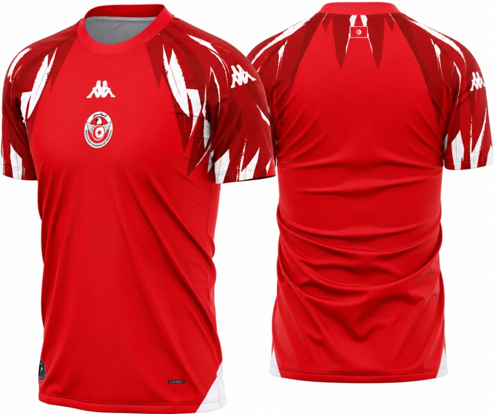 Arte vetor camisa Tunisia Reserva 2026-28