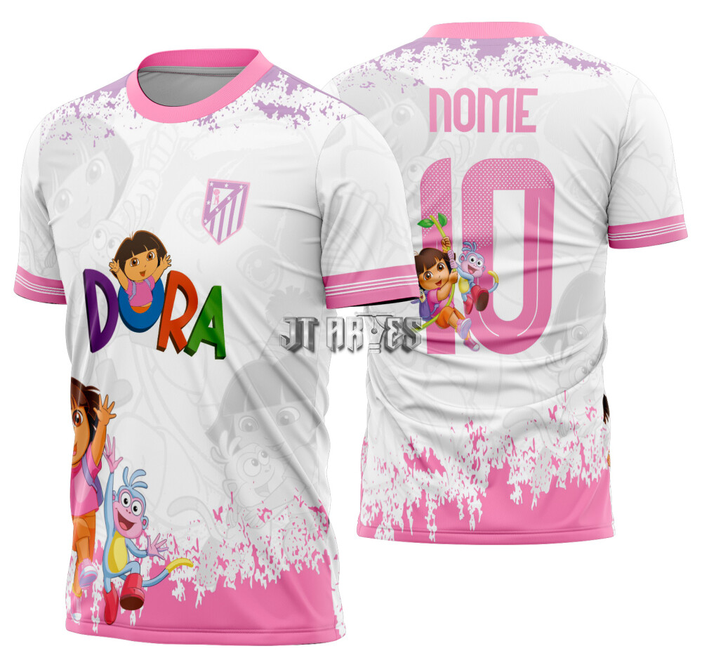 Arte Vetor Camisa Interclasse Dora aventureira Mod-726