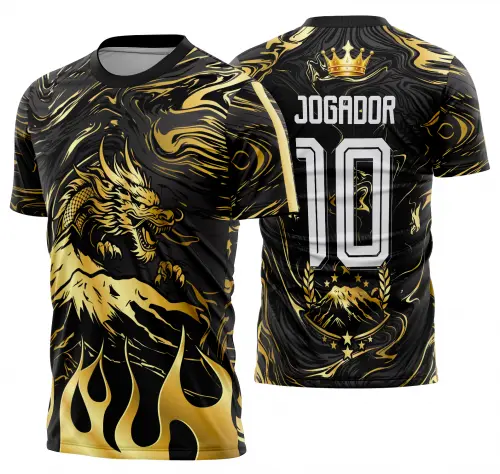 Arte Vetor Camisa Interclasse dragão Mod-910