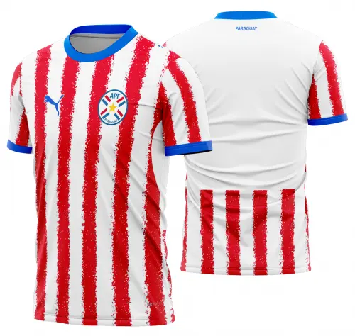 Arte Vetor Camisa Paraguay Local 2026