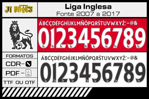 Fonte Barclays Liga Inglesa 2007 2017