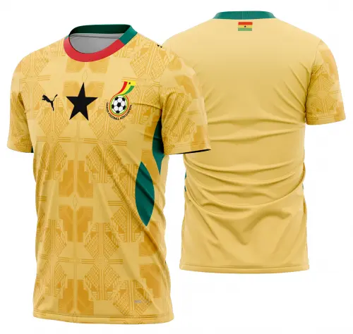 Arte Vetor Camisa Ghana visita 2026