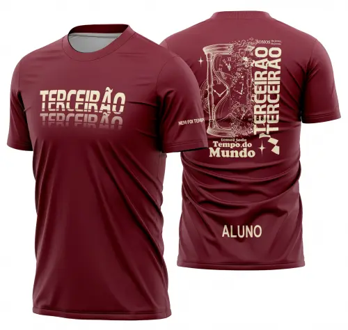 Arte Vetor Camisa Terceirao Tempo perdido Mod-323