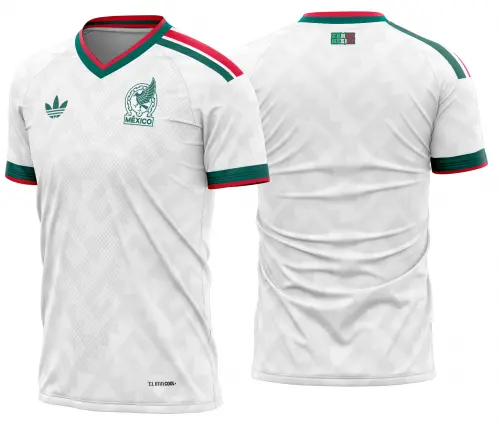 Arte Vetor Camisa Mexico visita 2026