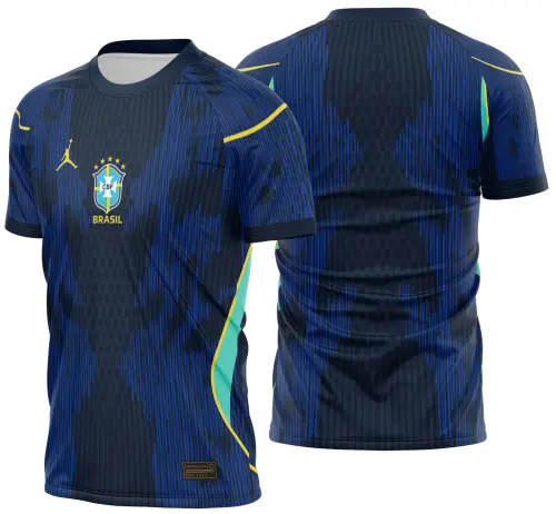 Arte Vetor Camisa Brasil visita 2026