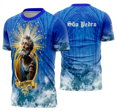 Arte Vetor Camisa São Pedro Mod-2