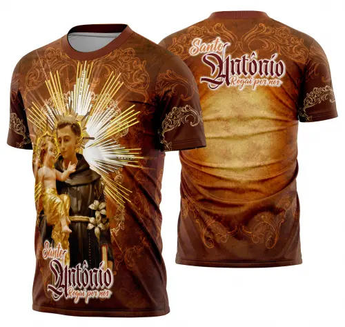 Arte Vetor Camisa Santo Antônio Mod-7