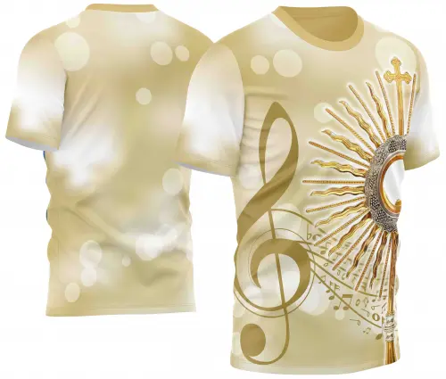 Arte Vetor Camisa Ministério de Música