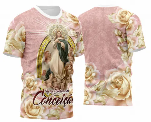 Arte Vetor Camisa Nossa Senhora da Conceição
