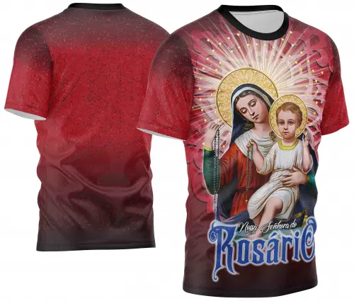 Arte Vetor Camisa Nossa Senhora do Rosario Mod-44