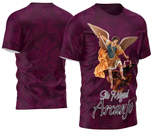 Arte estampa camisa São Miguel Arcanjo Mod-38