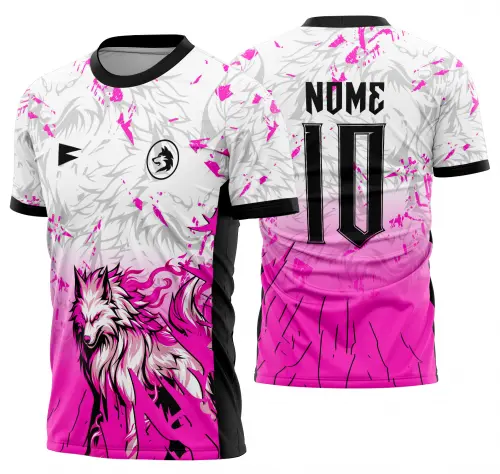 Arte Vetor Camisa Interclasse lobo Mod-884