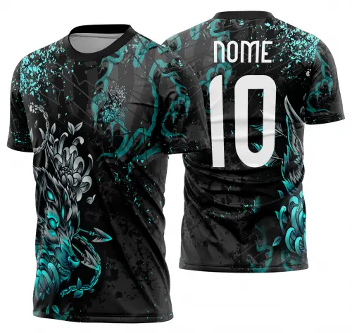 Arte Vetor Camisa Interclasse lobo Mod-881