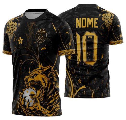 Arte vetor camisa Interclasse lobo Mod-875