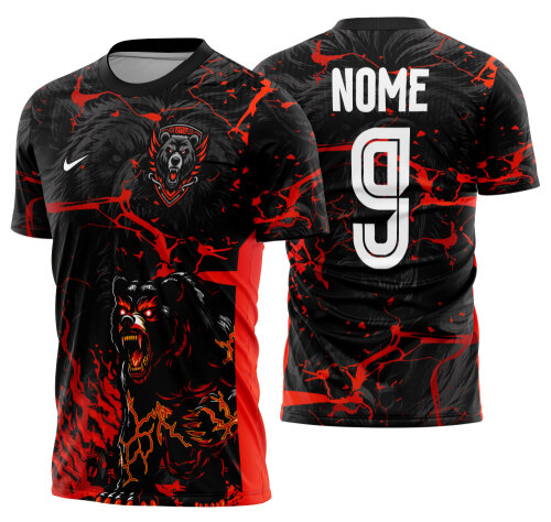 Arte Vetor Camisa Interclasse urso Mod-874
