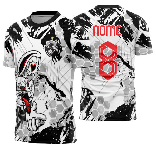Arte vetor camisa Interclasse coelho Mod-870