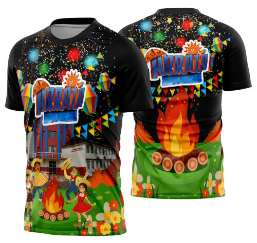 Arte estampa camisa Festa Junina Mod-25